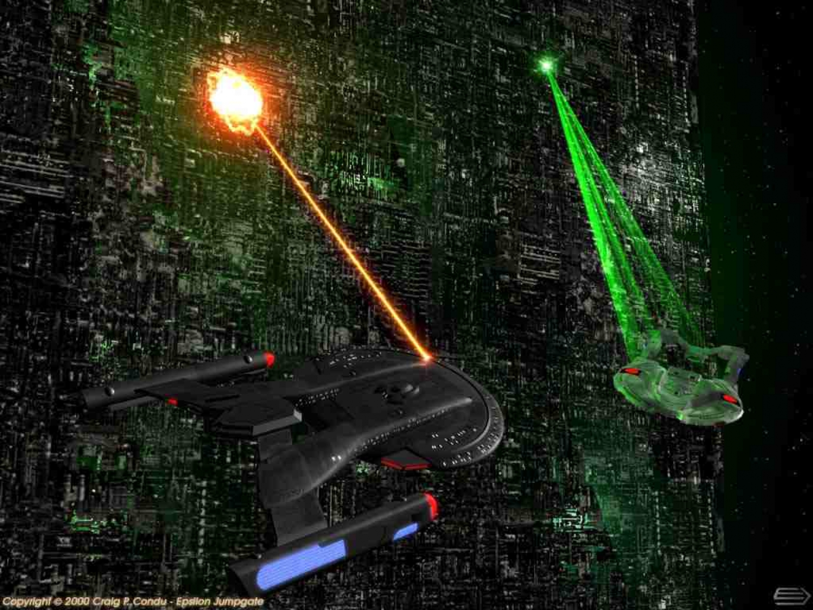 Star Trek Battle Ship Cover For Timeline Picture