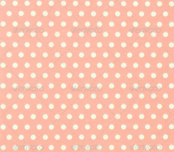 Pink Red Polka Dot Background White Circles On Colored