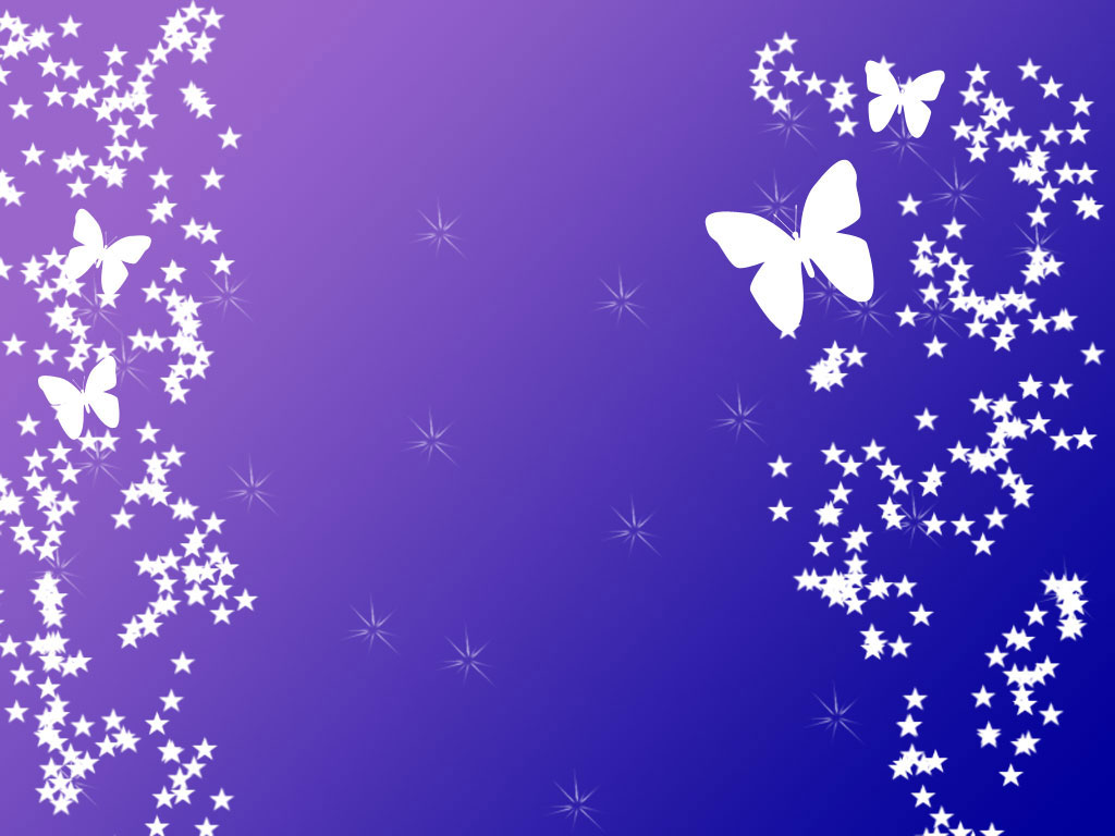 Blue Butterflies Background Wallpaper