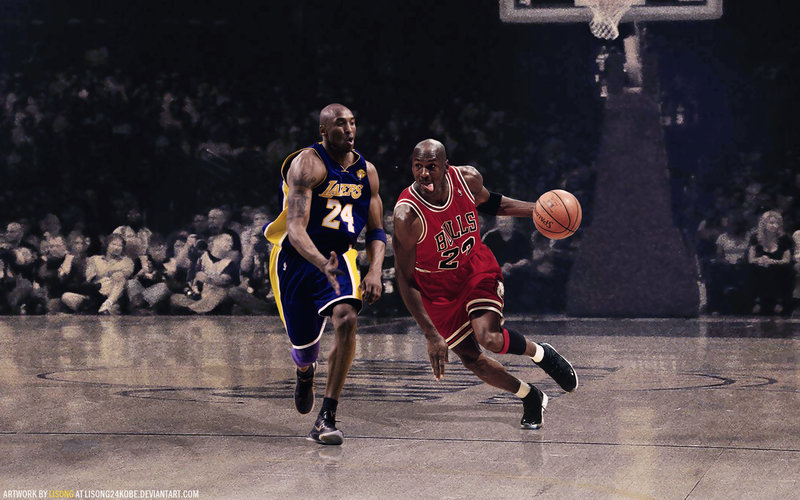 Kobe Bryant  Michael Jordan Illustration  Behance