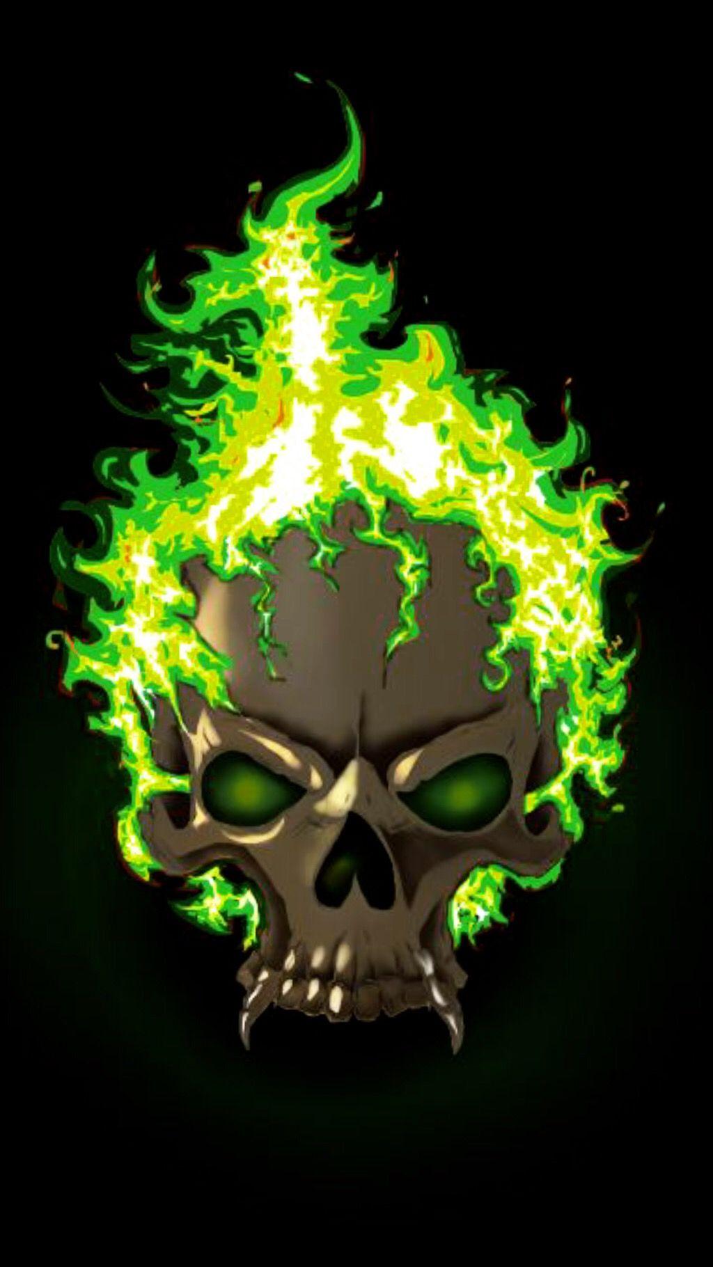 Monster Skull In Digital Art Illustration