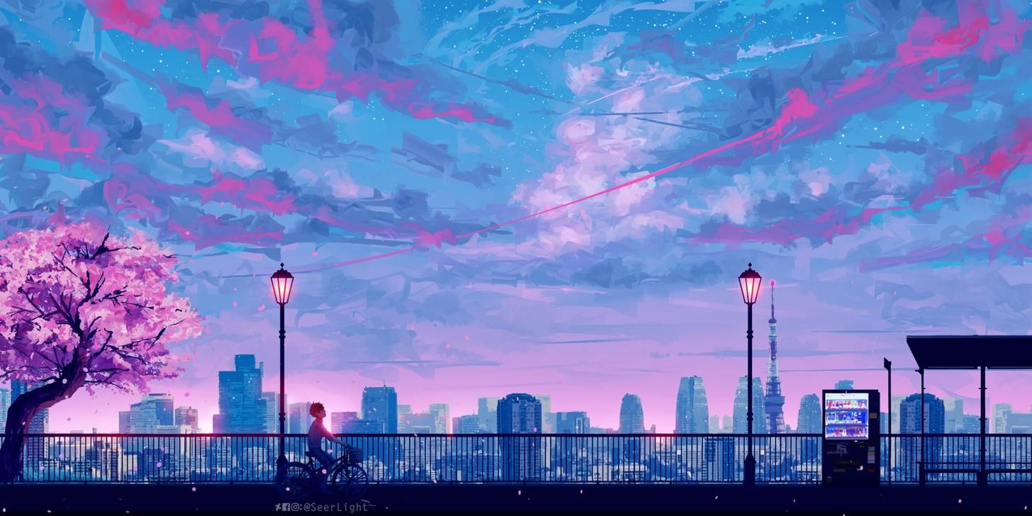 Anime Discord Background Desktop wallpaper art Cute desktop 1456x728
