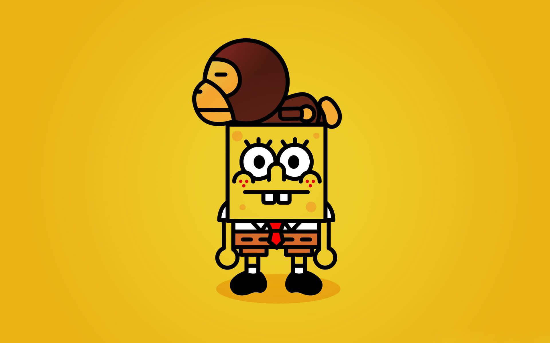 Aesthetic Spongebob Laptop Wallpaper