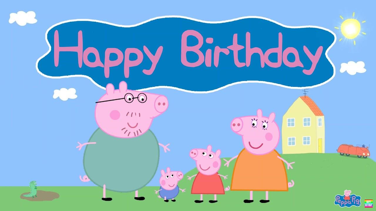 Peppa Pig Happy BirtHDay Song 1080p