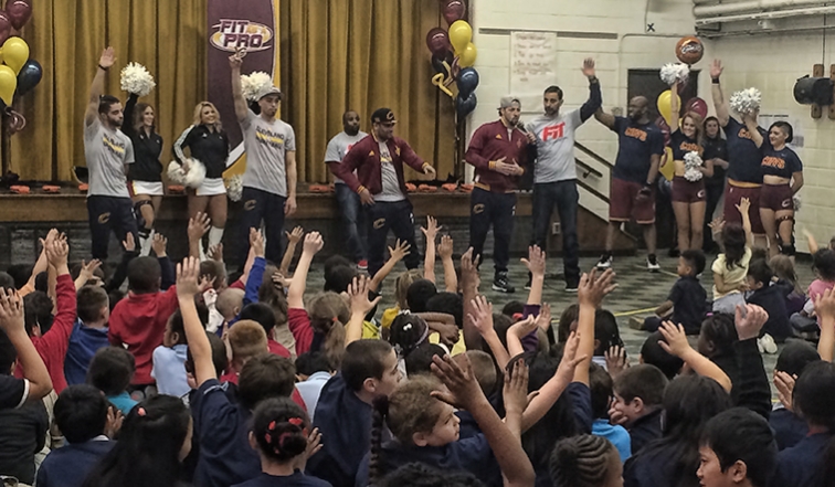 Fit Week Culminates With School Takeover Cleveland Cavaliers