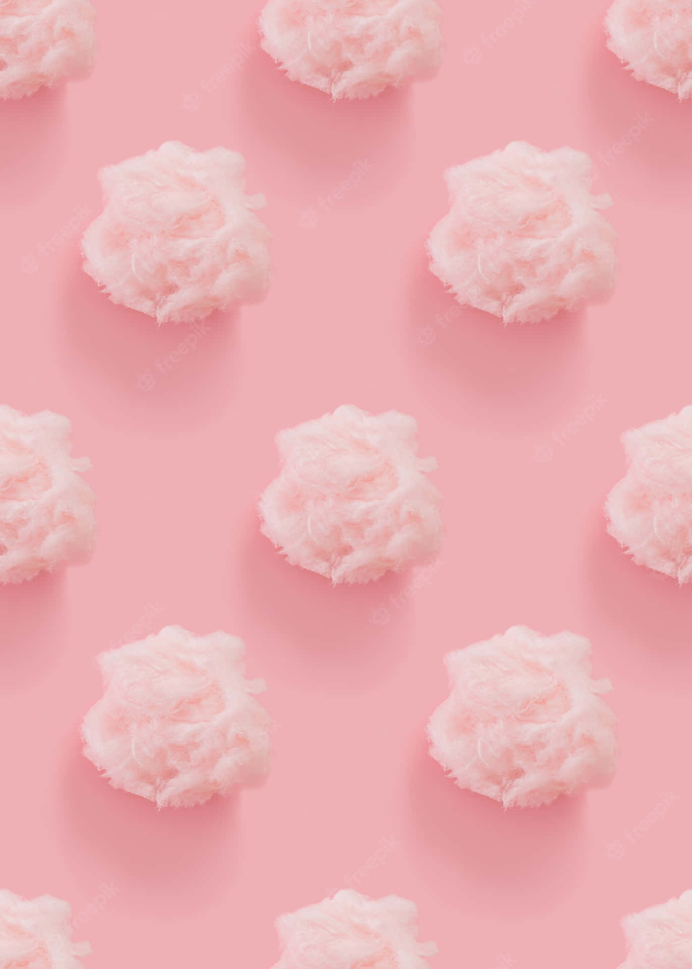 Pink Cotton Candy Wallpaper