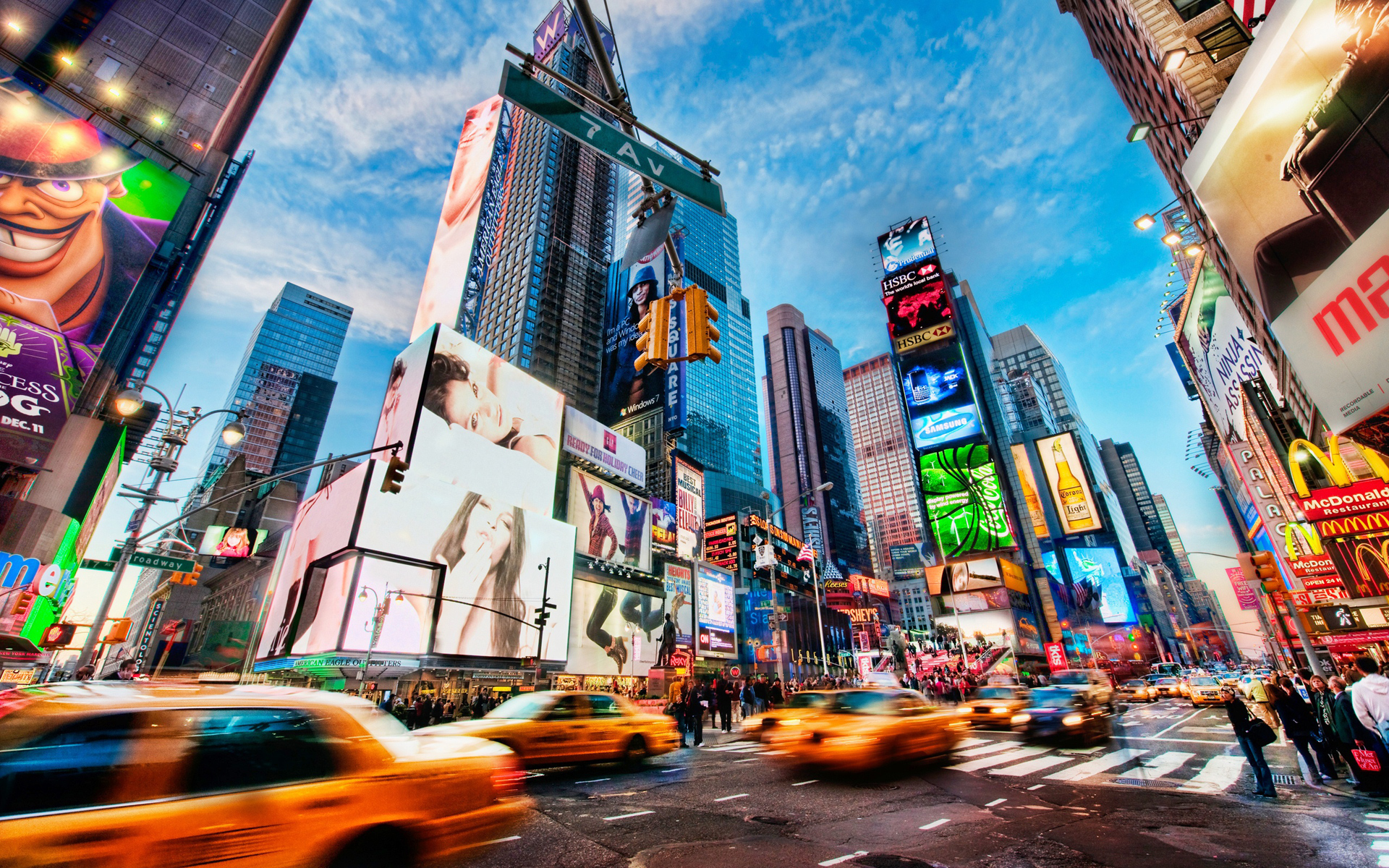 Times Square New York Puter Desktop Wallpaper