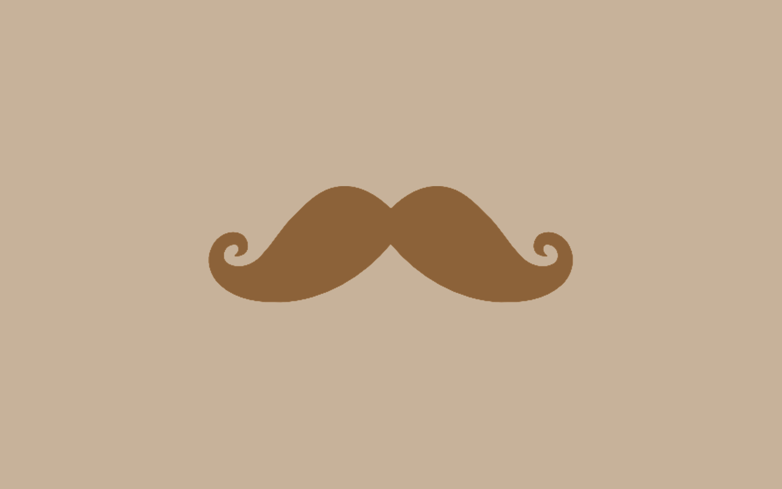 Moustache By Brianlechthaler Customization Wallpaper Minimalistic