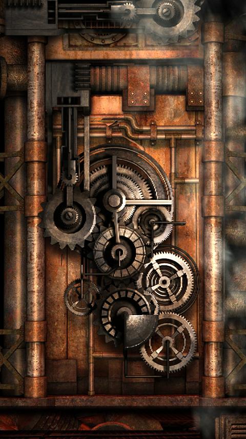 Live Wallpapers] Steampunk Live Wallpaper Gears   Live Wallpapers 480x854