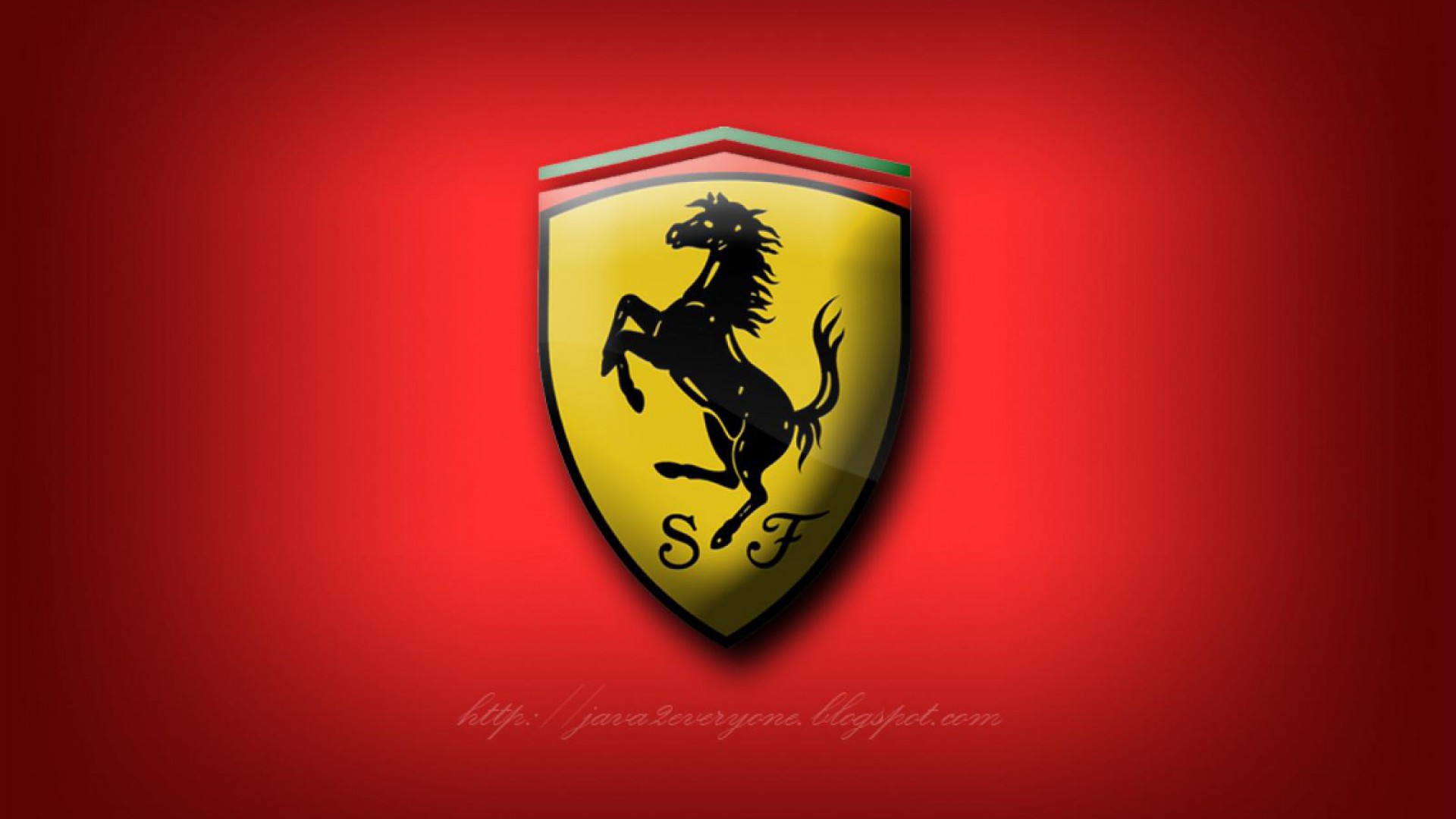 Ferrari Brand Logo Design Background HD Wallpap
