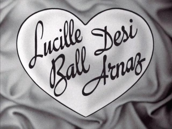 Love Lucy Logo Black And White I