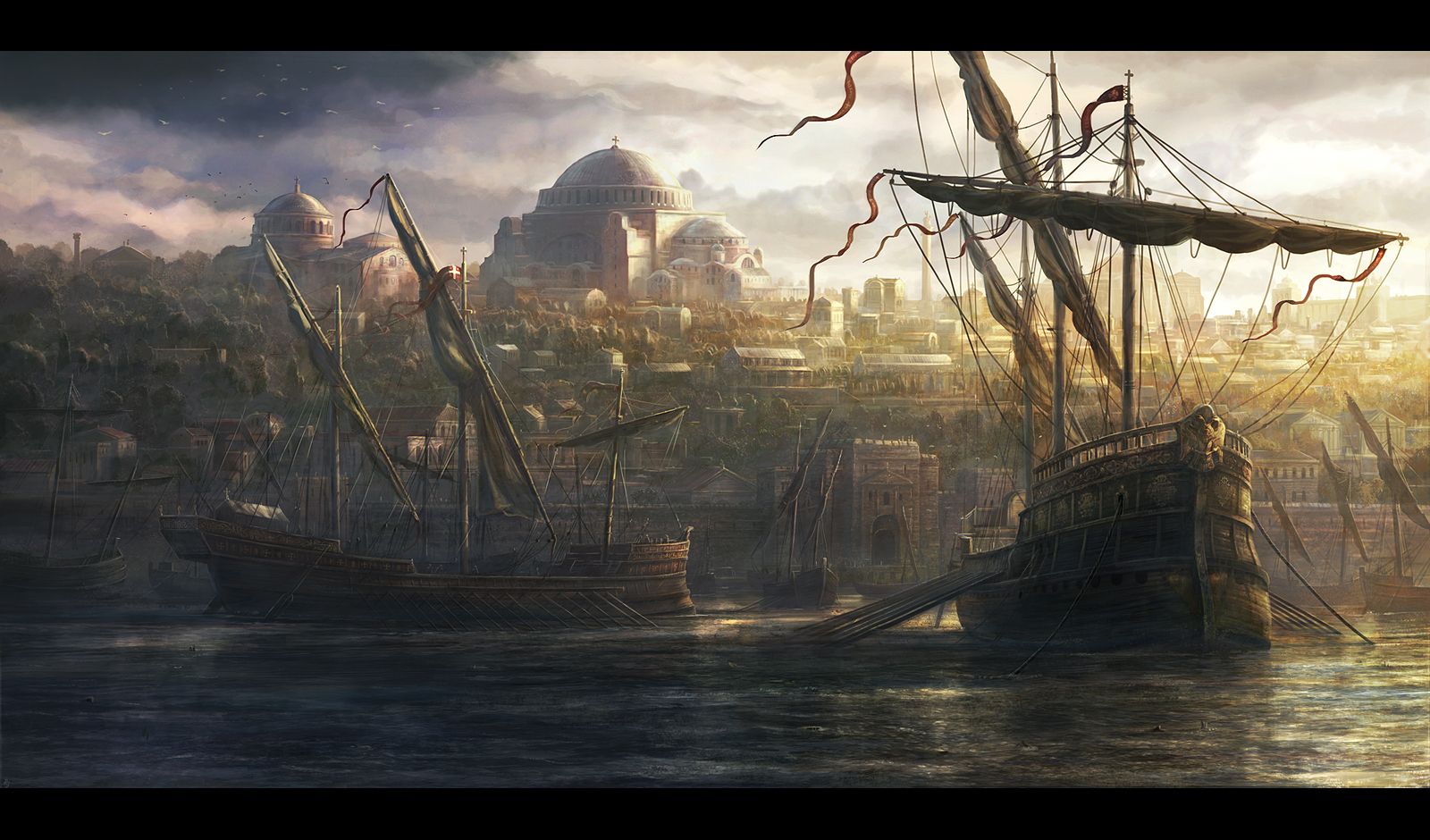 Constantinople By Radojavor Fantasy Landscape
