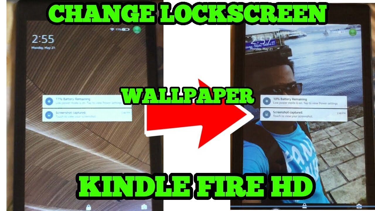 Change Lockscreen Wallpaper On Kindle Fire HD