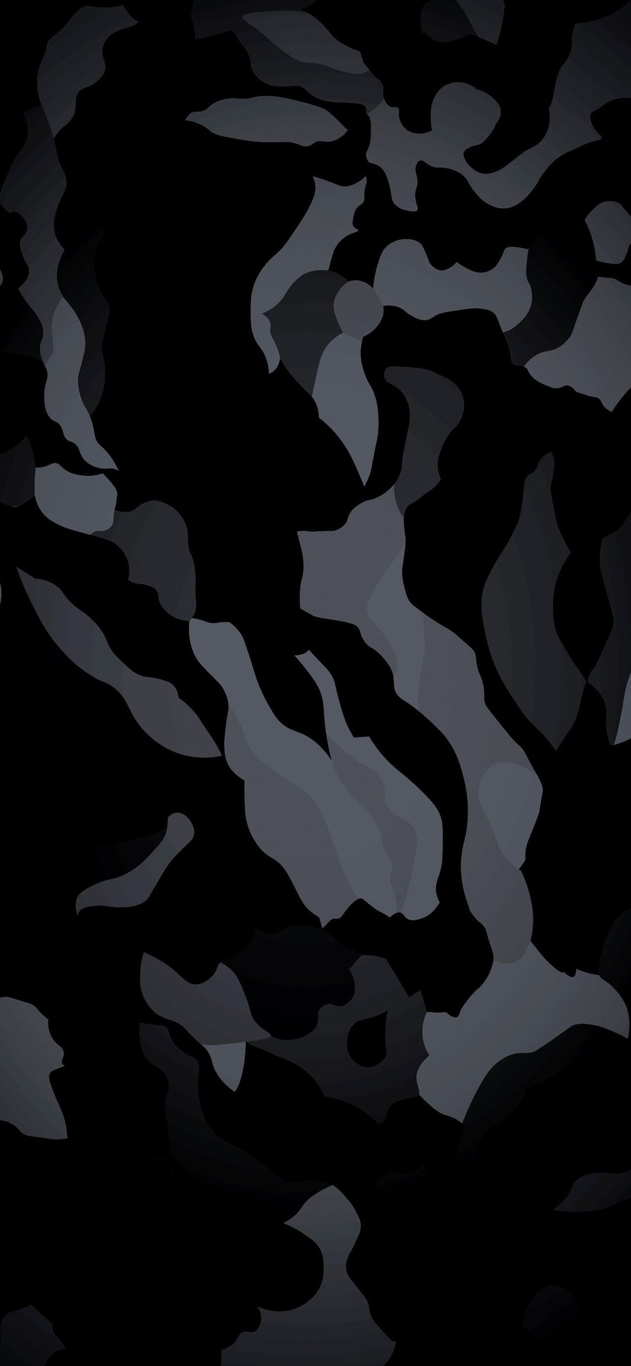 Black Pattern Military camouflage Camouflage Desig iPhone 12