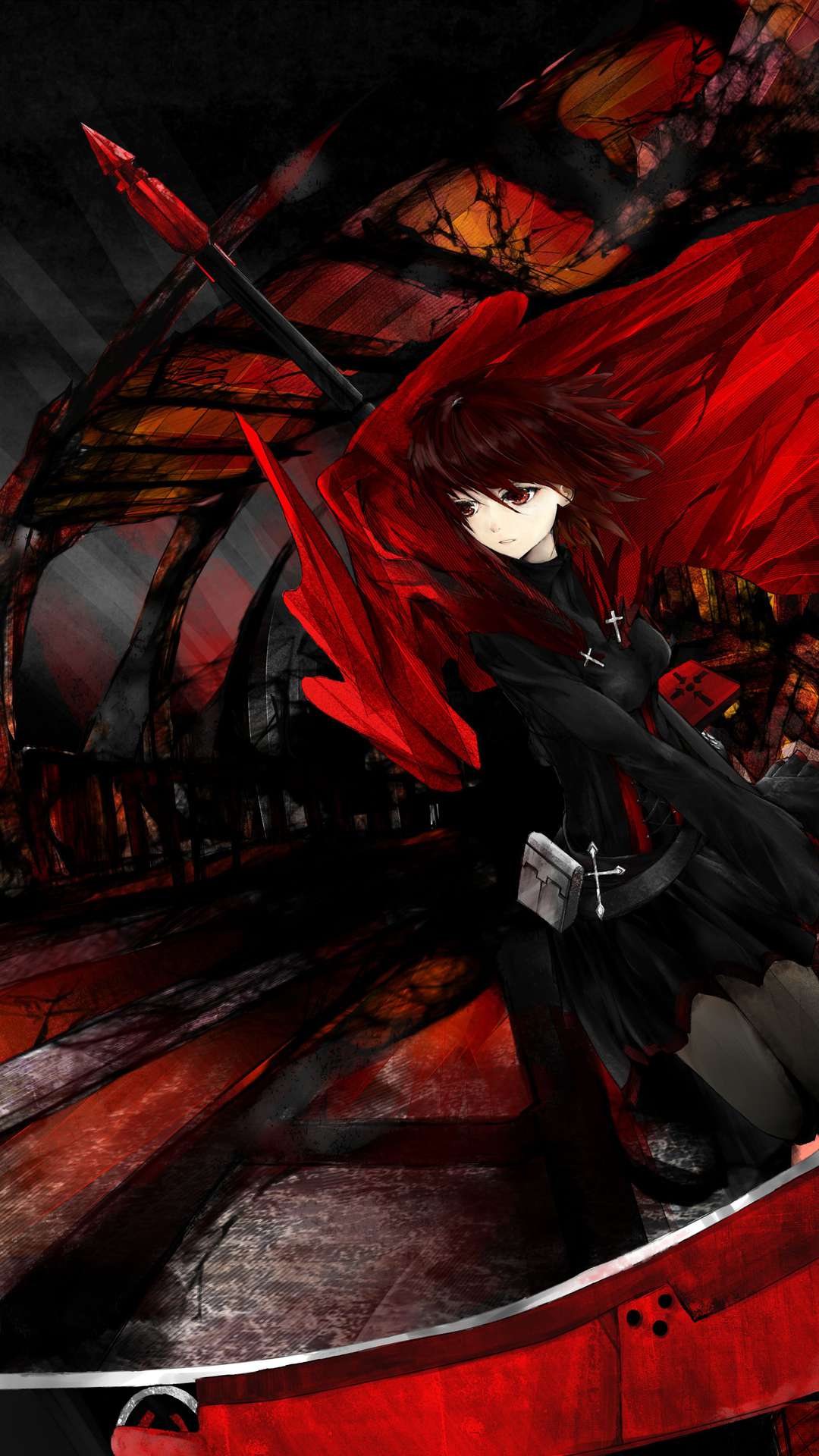 Red Anime Wallpaper Iphone