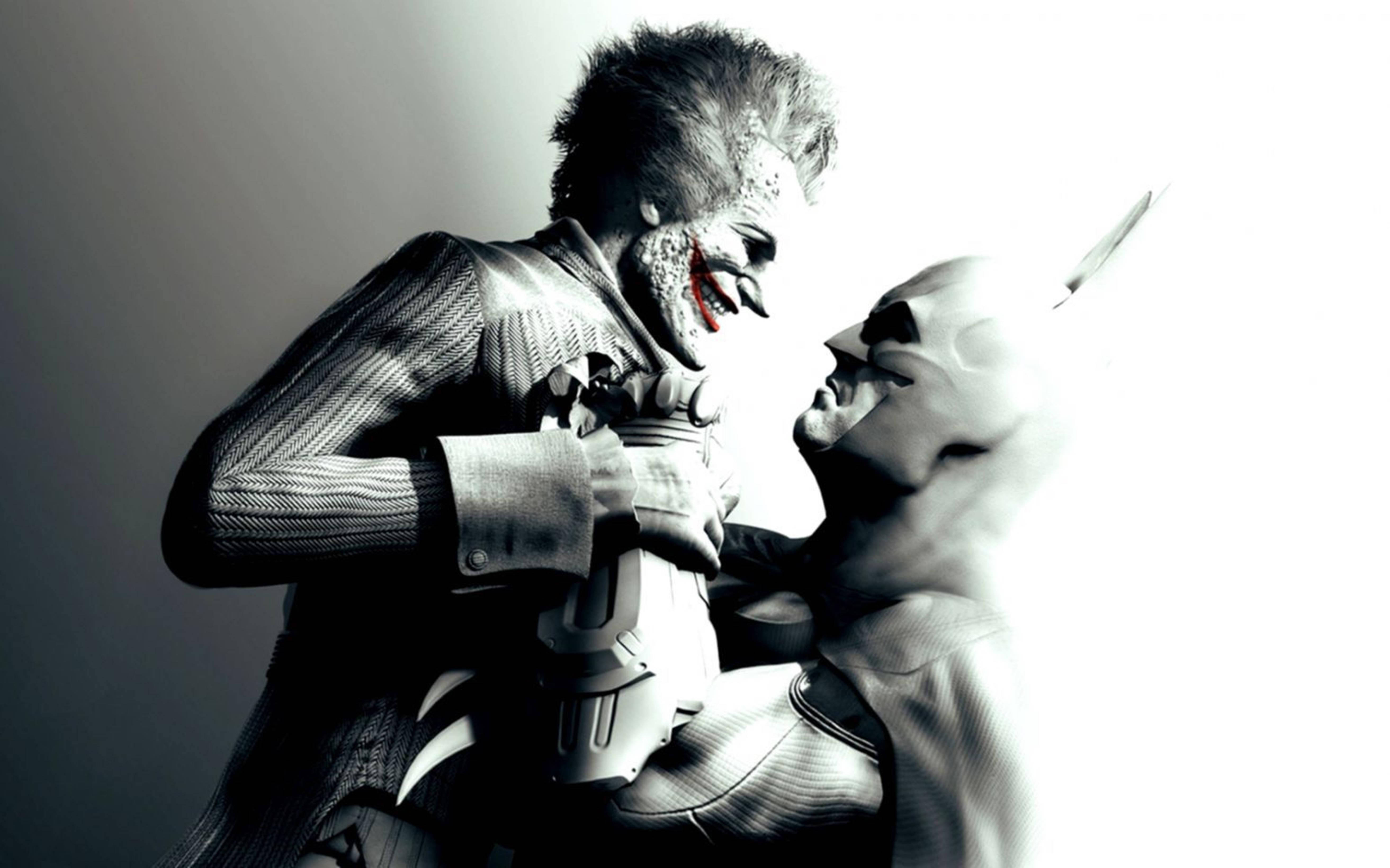 🔥 Free Download Batman Fighting Joker Arkham City 4k Wallpaper by ...