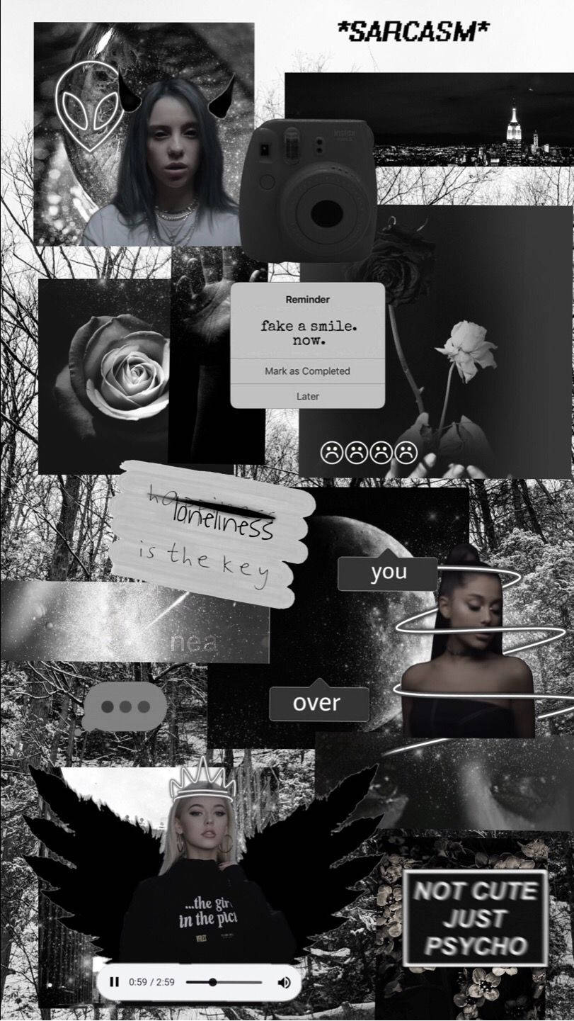 Top Cute Black And White Aesthetic Wallpaper Full HD 4k To Use