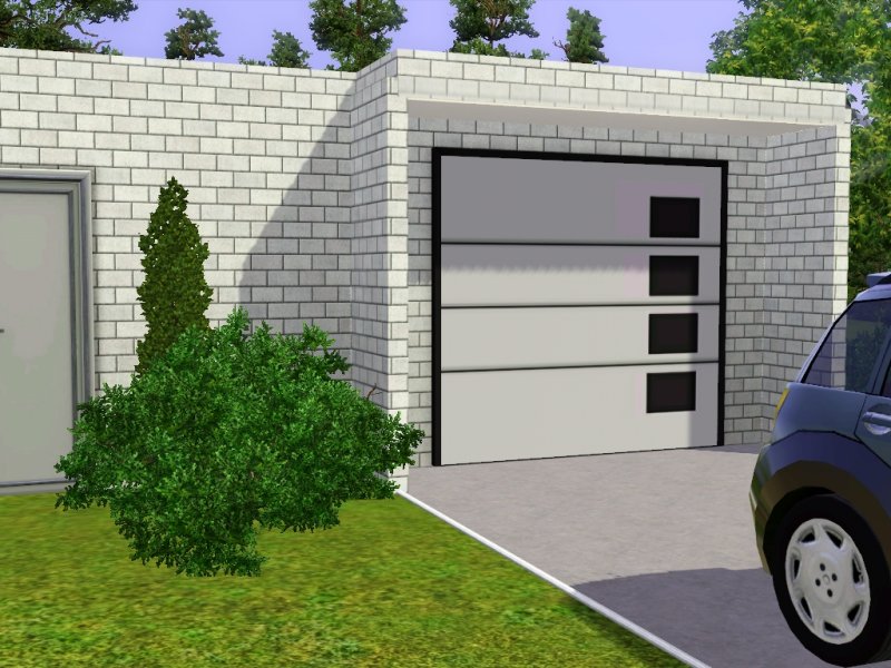 Simple The Sims 4 Garage Door for Small Space