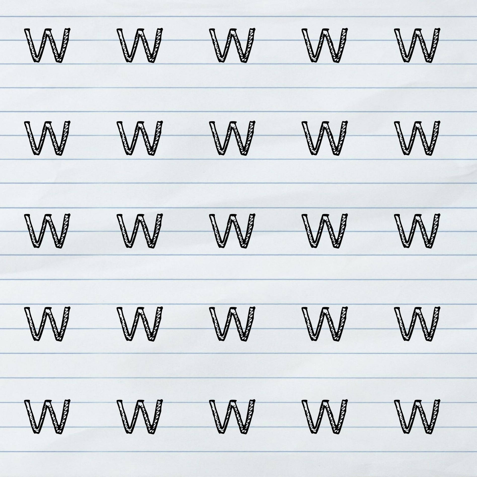 Letter W Picture Wallpaper