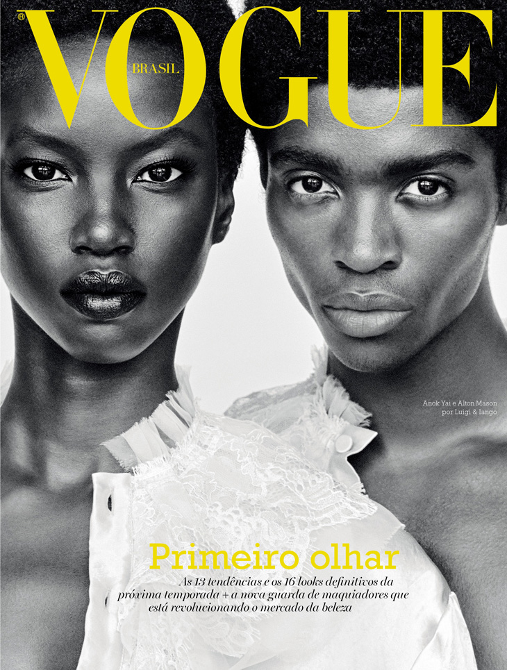 Alton Mason Anok Yai Cover Vogue Brazil August Issue