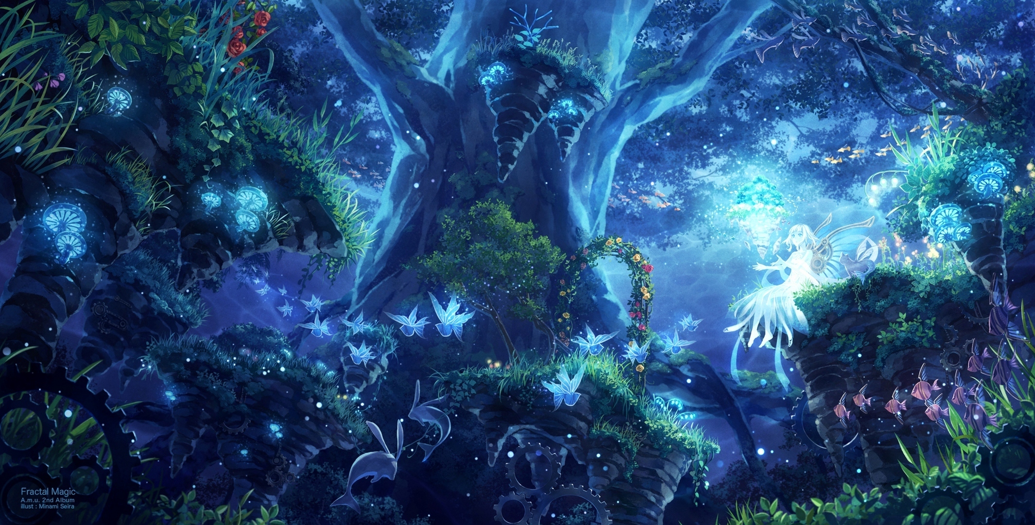 HDw Datawallpaper Anime Fantasy Forest