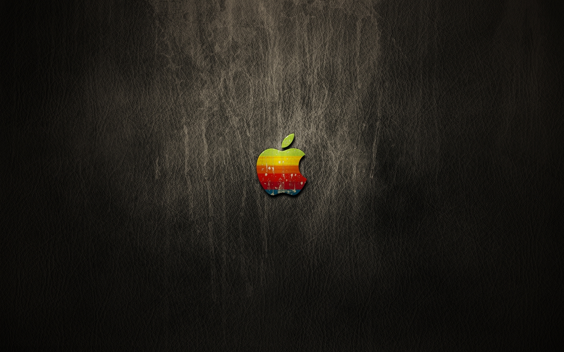 Leather Apple Wallpaper HD