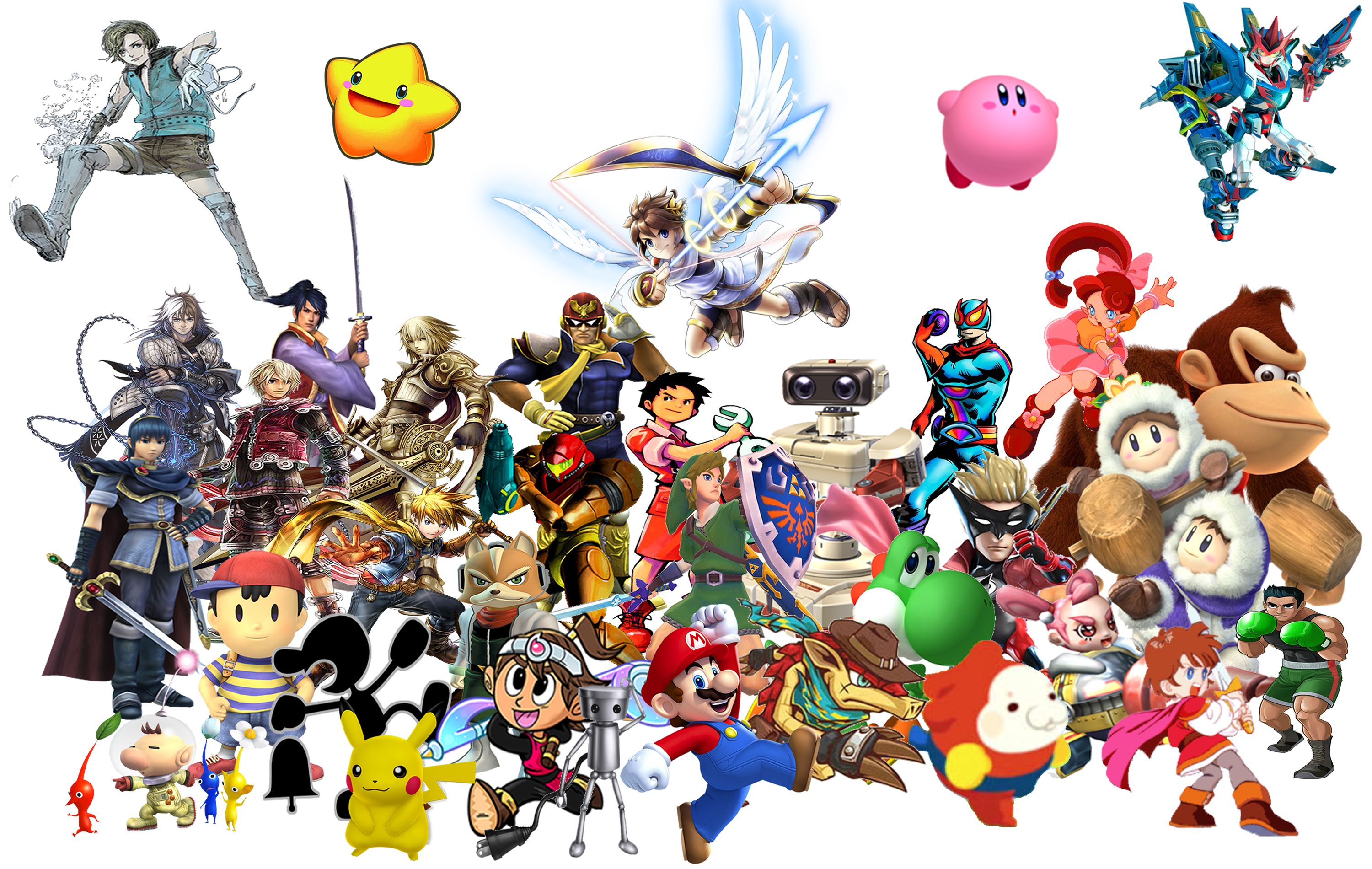 Nintendo Characters Wallpapernintendo Heroes Super Smash Bros Universe