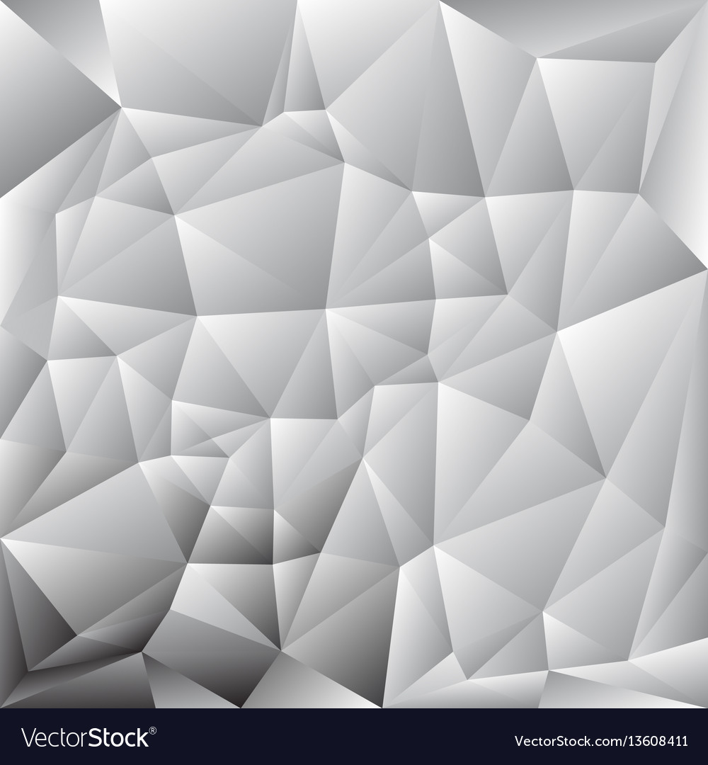 Abstract Polygon Background Grayscale Royalty Vector