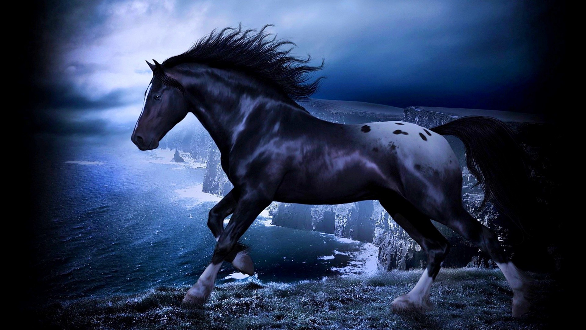 Fantasy Horse In The Dark Wallpaper Apps