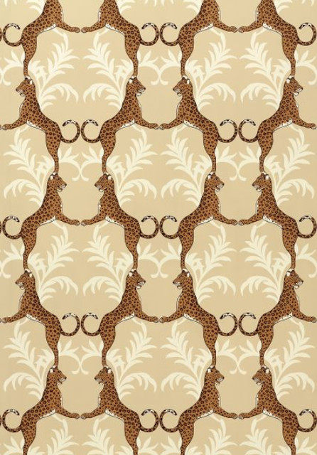 Cheetah Wallpaper Eclectic By Thibaut