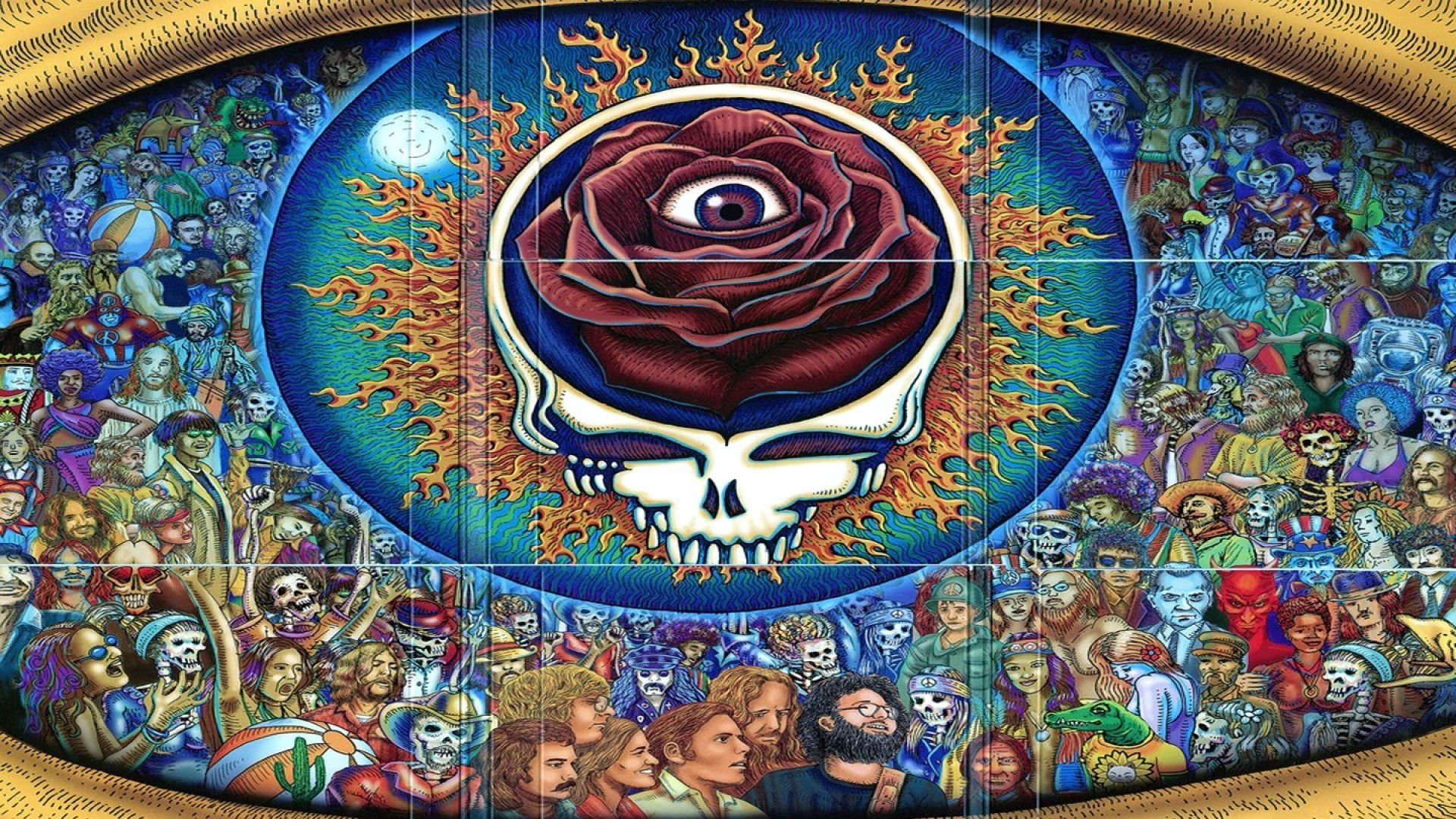 Grateful Dead Classic Rock Hard Jg Wallpaper