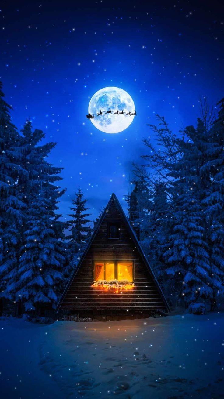 Merry Christmas House IPhone Wallpaper IPhone Wallpapers