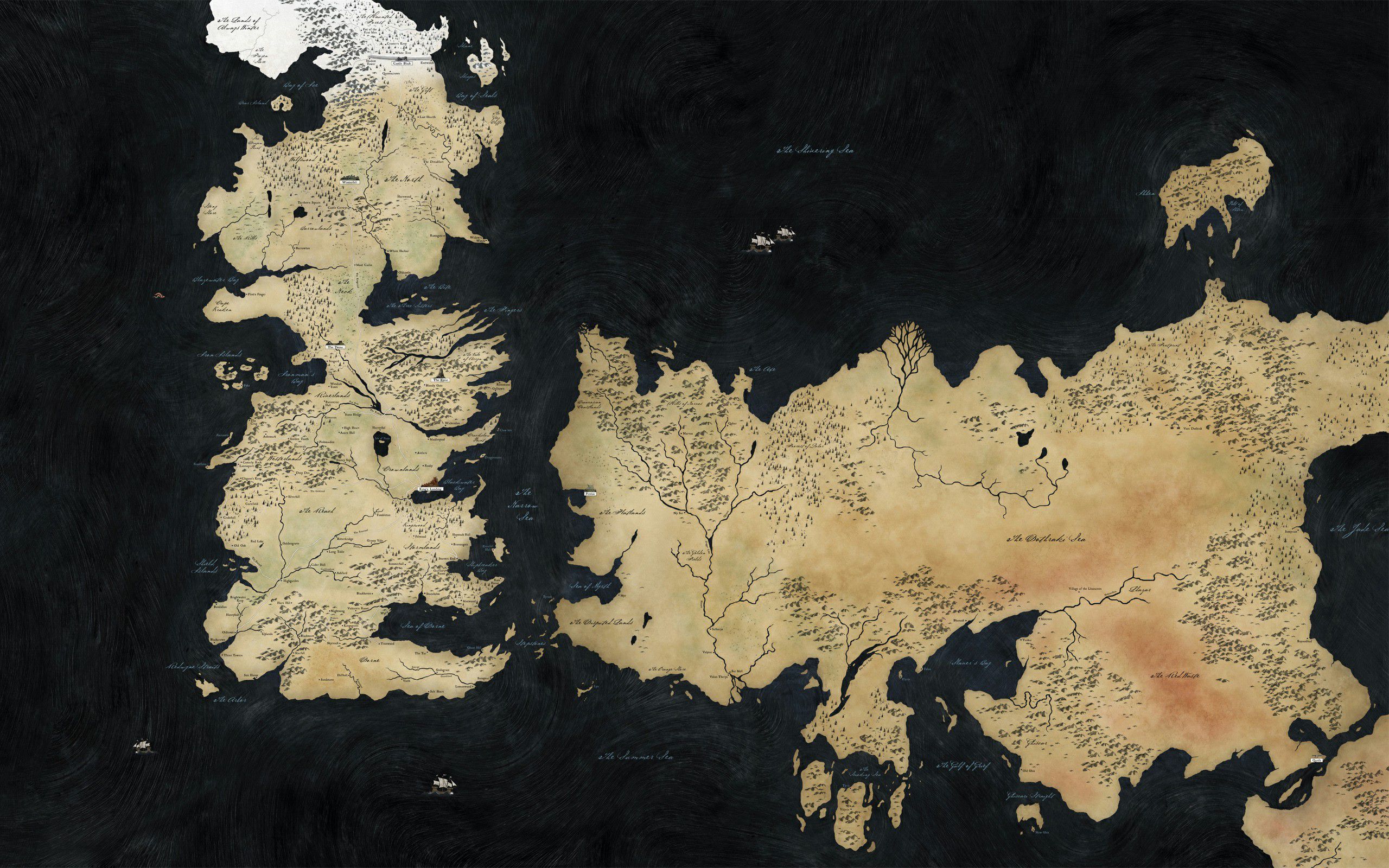 Game Of Thrones Map Wallpaper Top