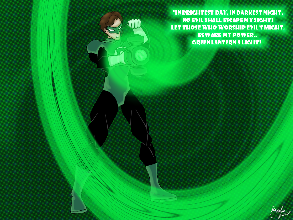 TB   Green Lanterns Oath WP by UltimeciaFFB on