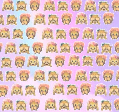  this image include background wallpaper monkeys and emojis