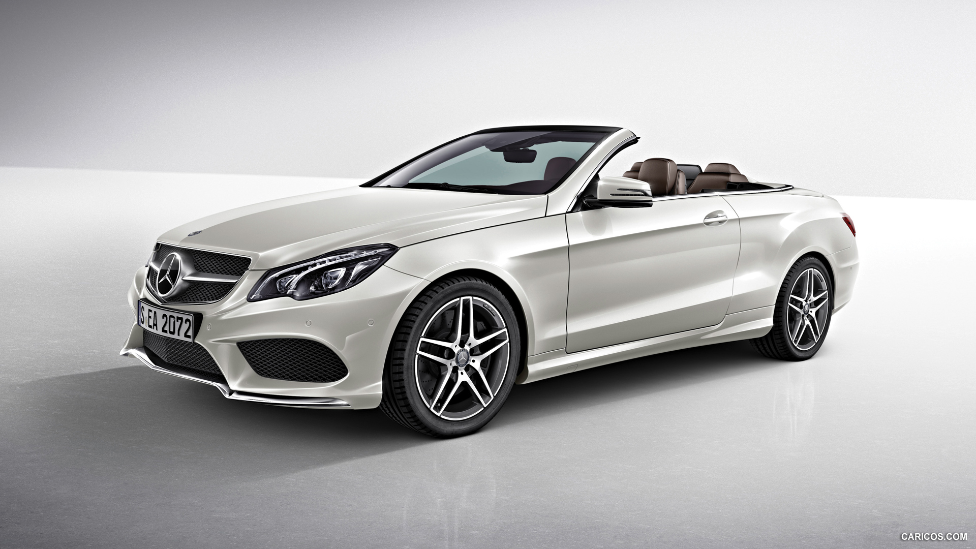 Mercedes Benz E350 Bluetec Cabriolet Front HD Wallpaper