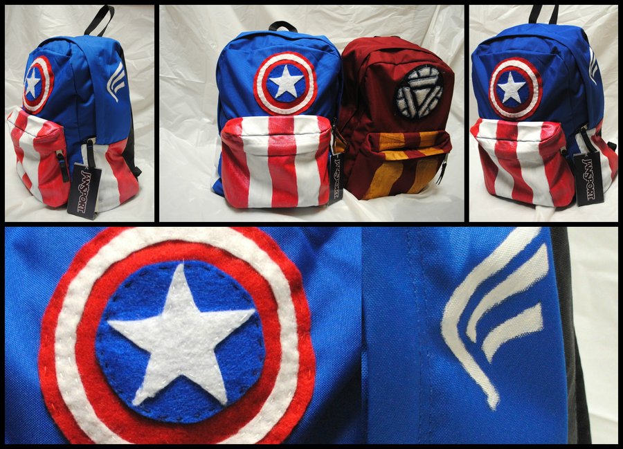 Avengers Captain America Minimalist Backpack By Rickardshater On