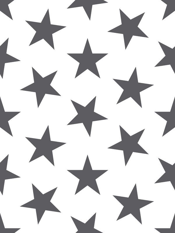 Lucky Star Charcoal Wallpaper By Sissy Marley Rosenberryrooms