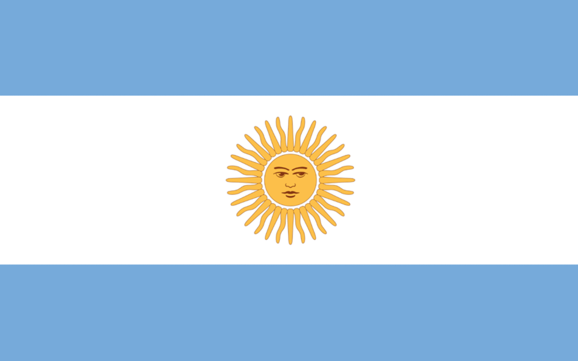 Argentina Flag Wallpaper For Widescreen Desktop Pc