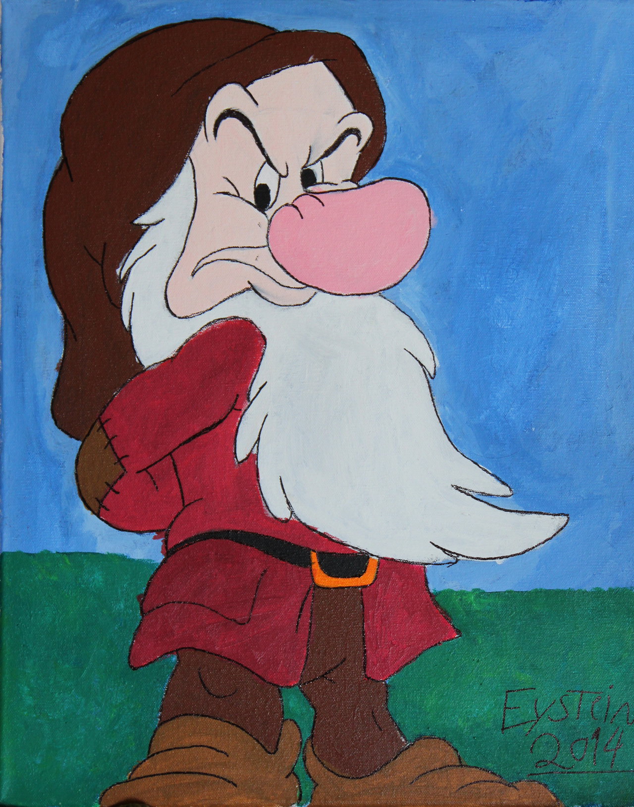 Grumpy from Snow White and the seven Dwarfs by EysteinKN on