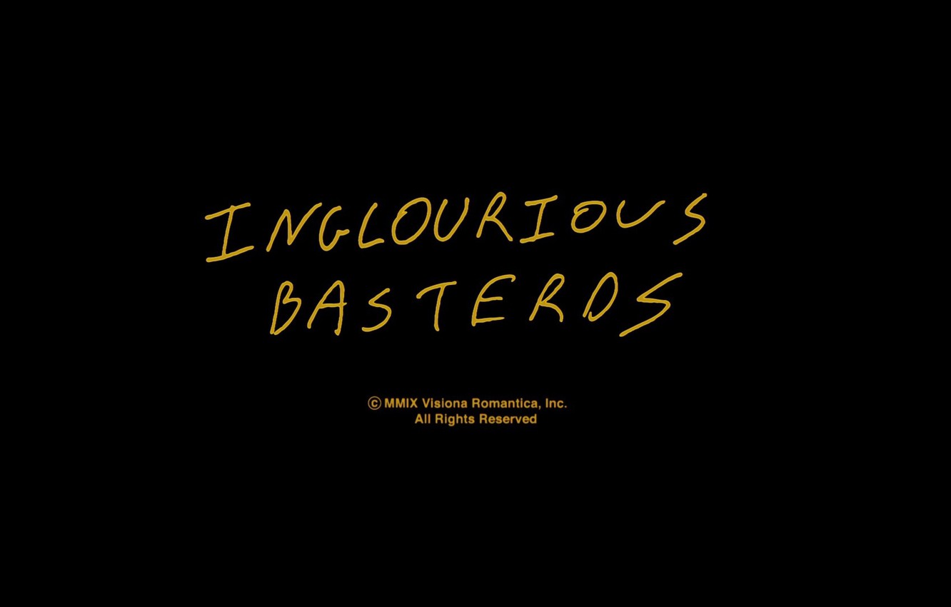 Wallpaper Letters The Inscription Minimalism Inglourious