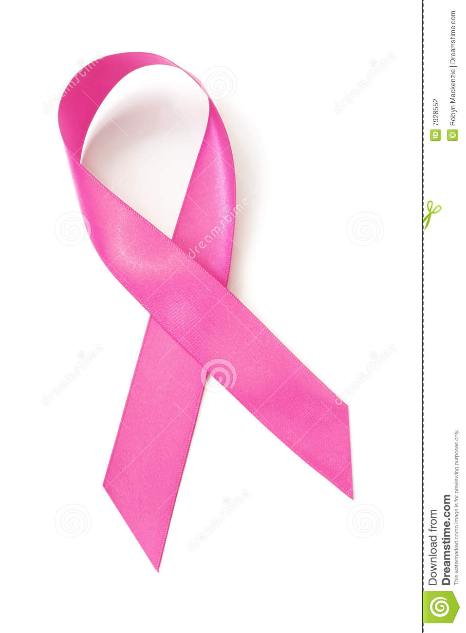 Pink Ribbon Cancer Background Breast