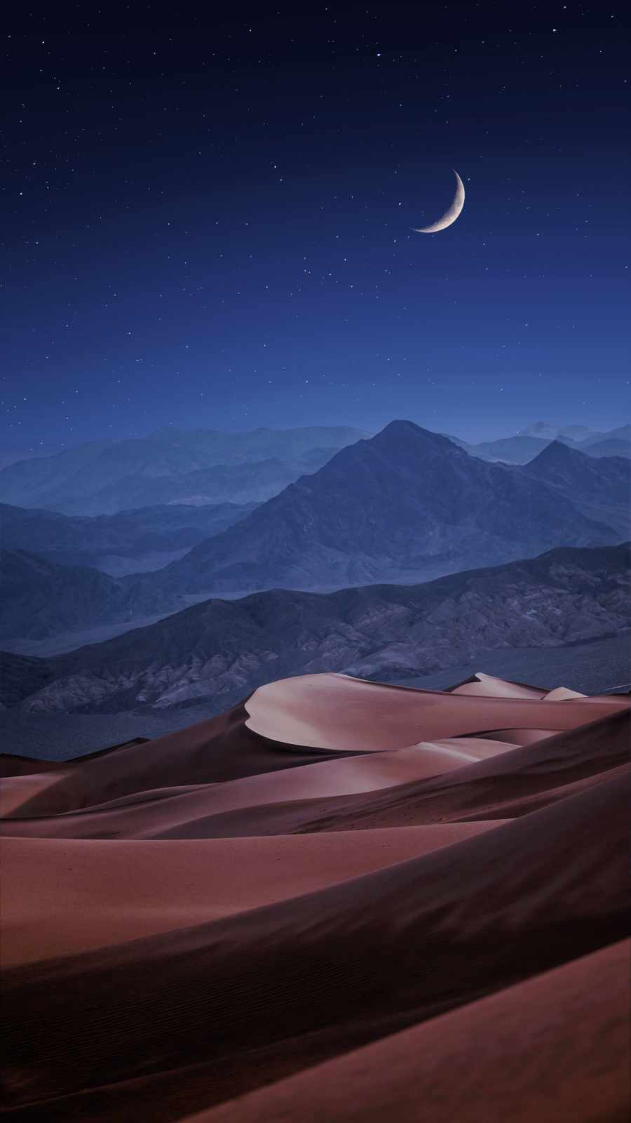 Night Desert iPhone Wallpaper
