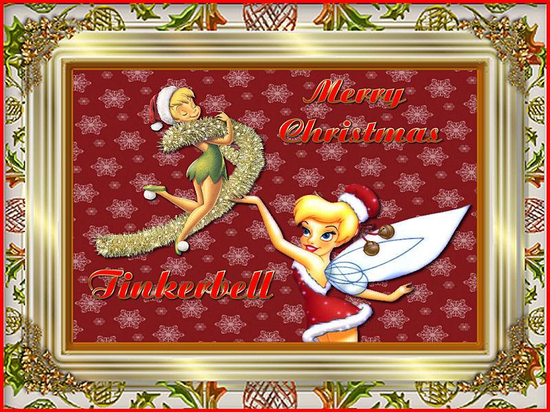 Merry Christmas Tinkerbell Hq Wallpaper