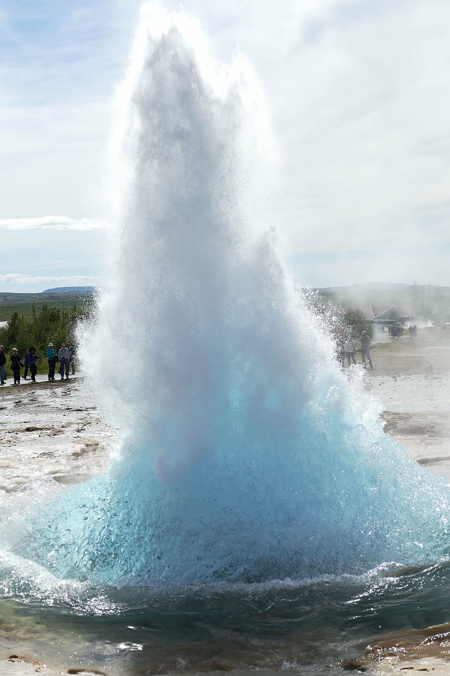 HD Wallpaper Geyser Iceland Fountain Landscape Water Nature