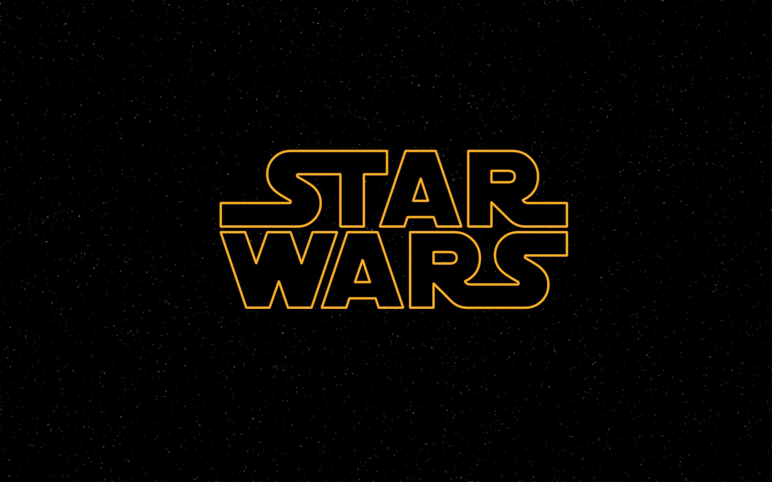 Star Wars Logos Black Background Wallpaper
