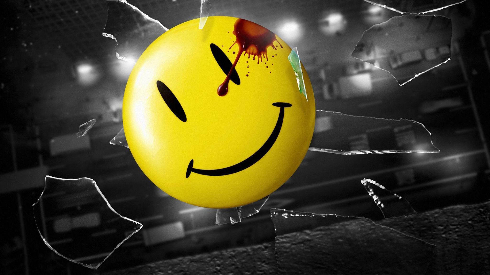 Smiley Watchmen Movies HD Wallpaper