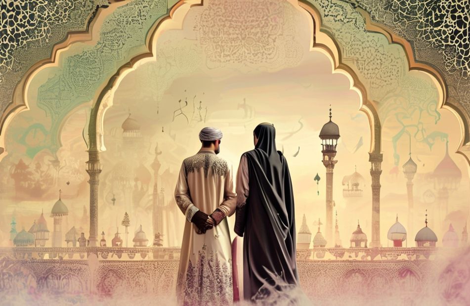 Islamic Couple Wallpaper Models