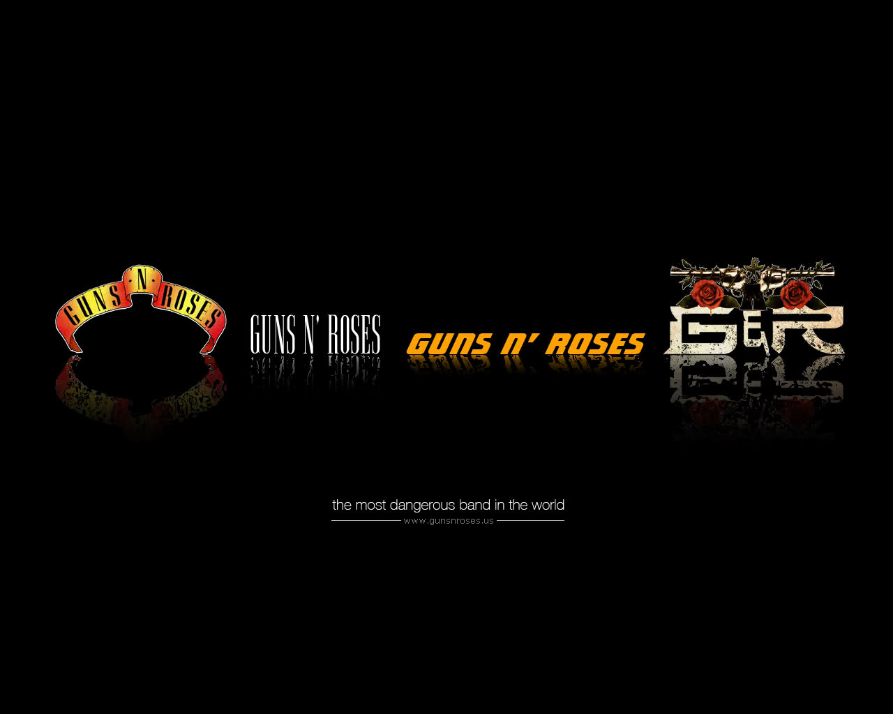 Guns N Roses Name Logos Wallpaper