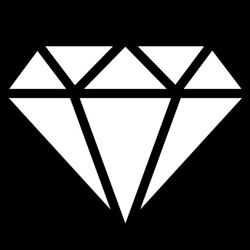 Cut Diamond Icon Game Icons